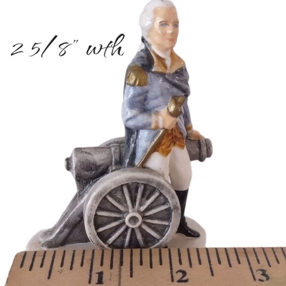 Sebastian Miniatures George Washington with Canon by W. Baston 1947 - Picture 3 of 14